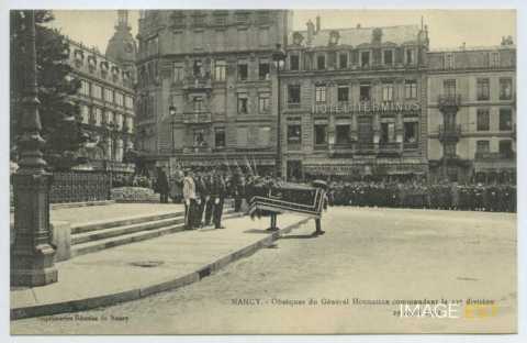 Obsèques du général Houdaille (Nancy)